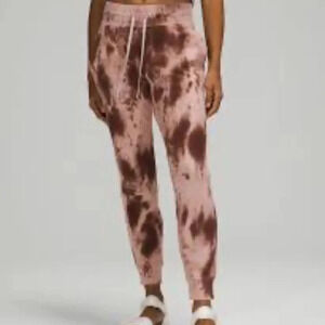 Lululemon Warm Down Jogger *28" Marble Dye Silky French Press  8